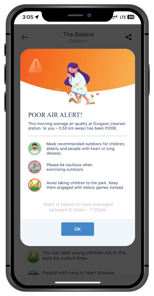 GET AIR QUALITY ALERTS