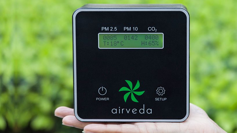 Airveda PM2.5, PM10, CO2, Temp, Humidity Monitor