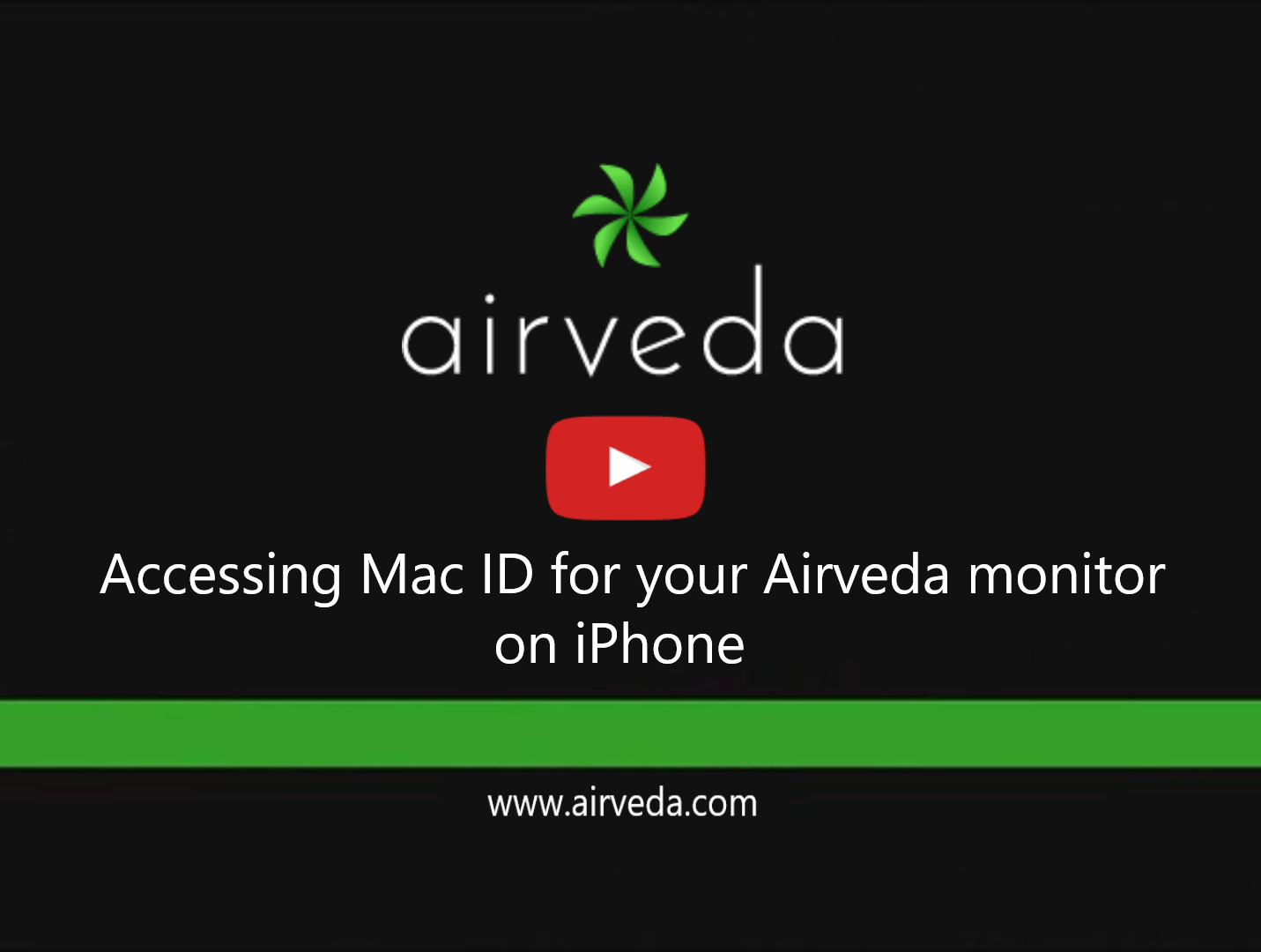 Accessing MAC ID for your monitor on iPhone