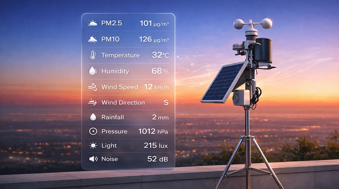 Airveda weather station air quality monitor